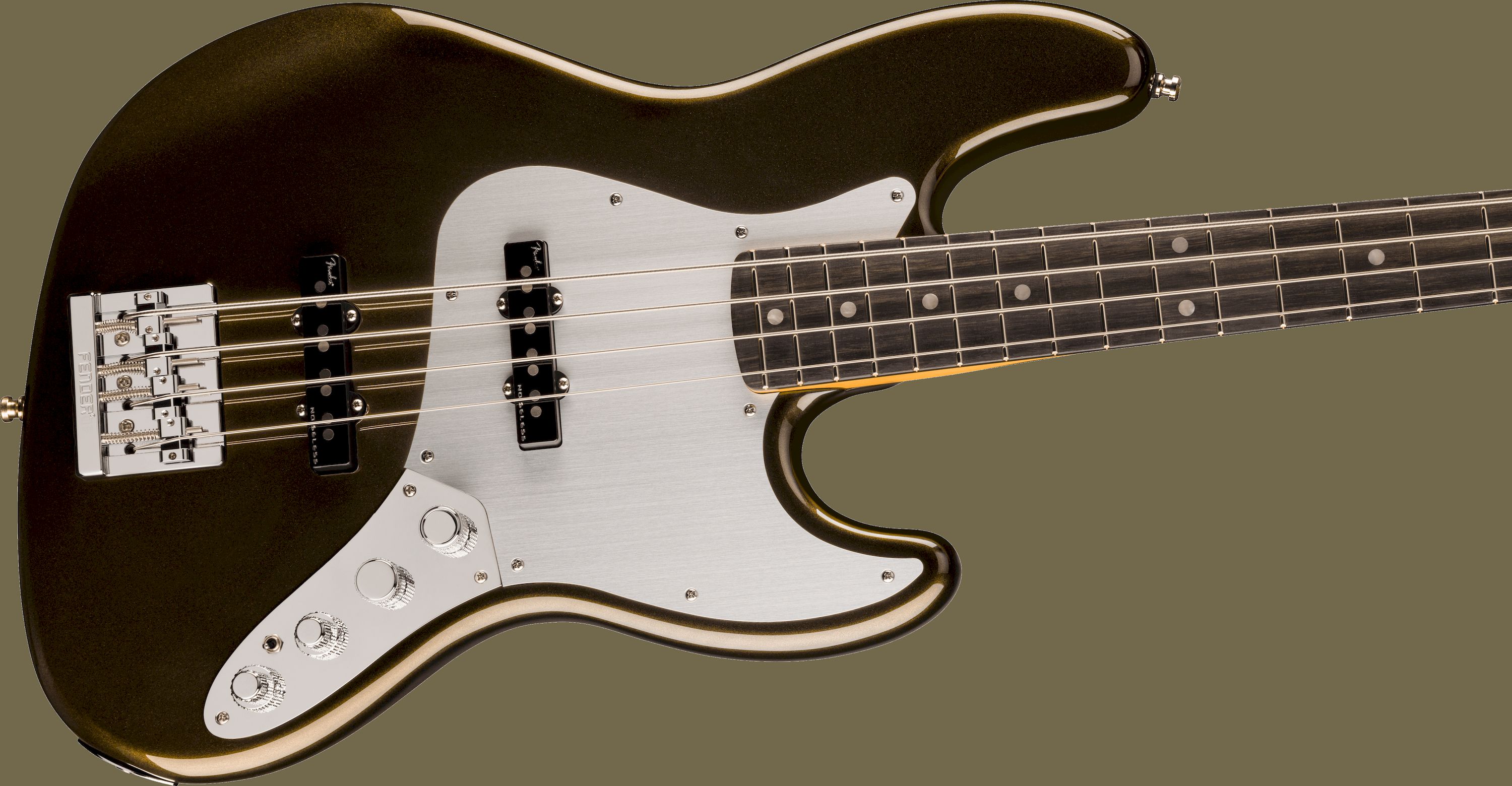 Fender American Ultra II Jazz Bass Texas Tea/EB – Bild 3