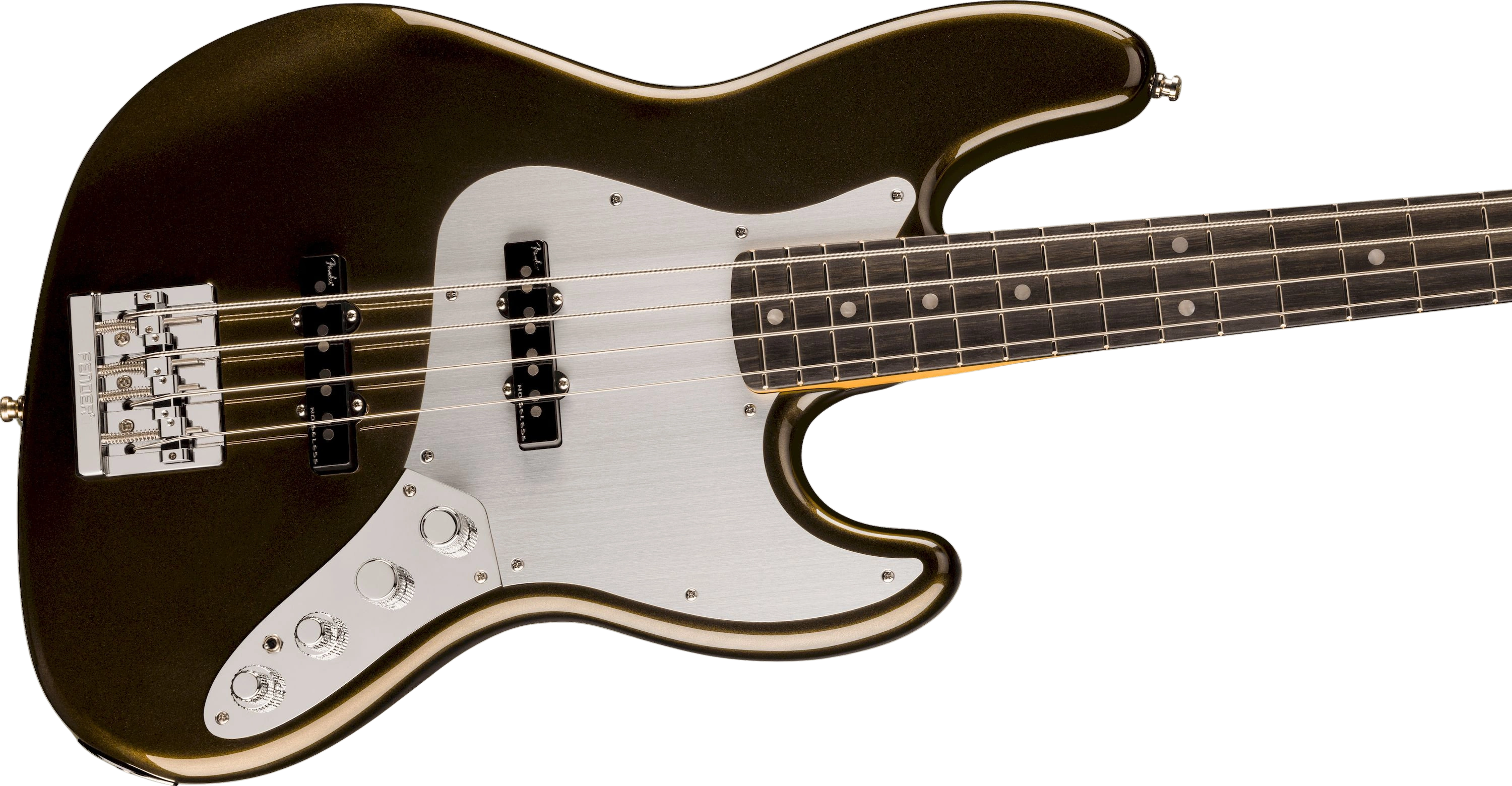 Fender American Ultra II Jazz-Bass Texas Tea/EB – Bild 3