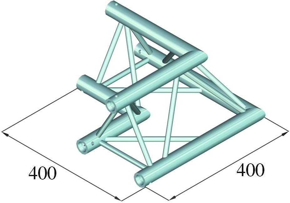Alutruss DECOLOCK DQ3-PAC21 2-way corner 90° – Bild 2