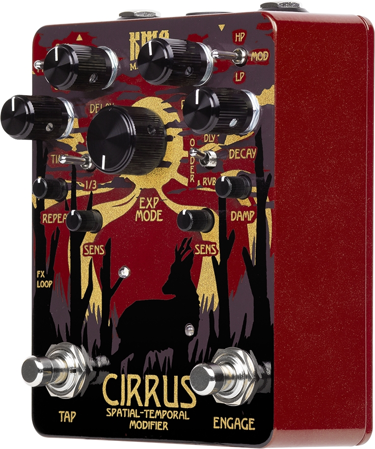 KMA Cirrus Delay and Reverb Pedal KMA Cirrus Delay and Reverb Pedal