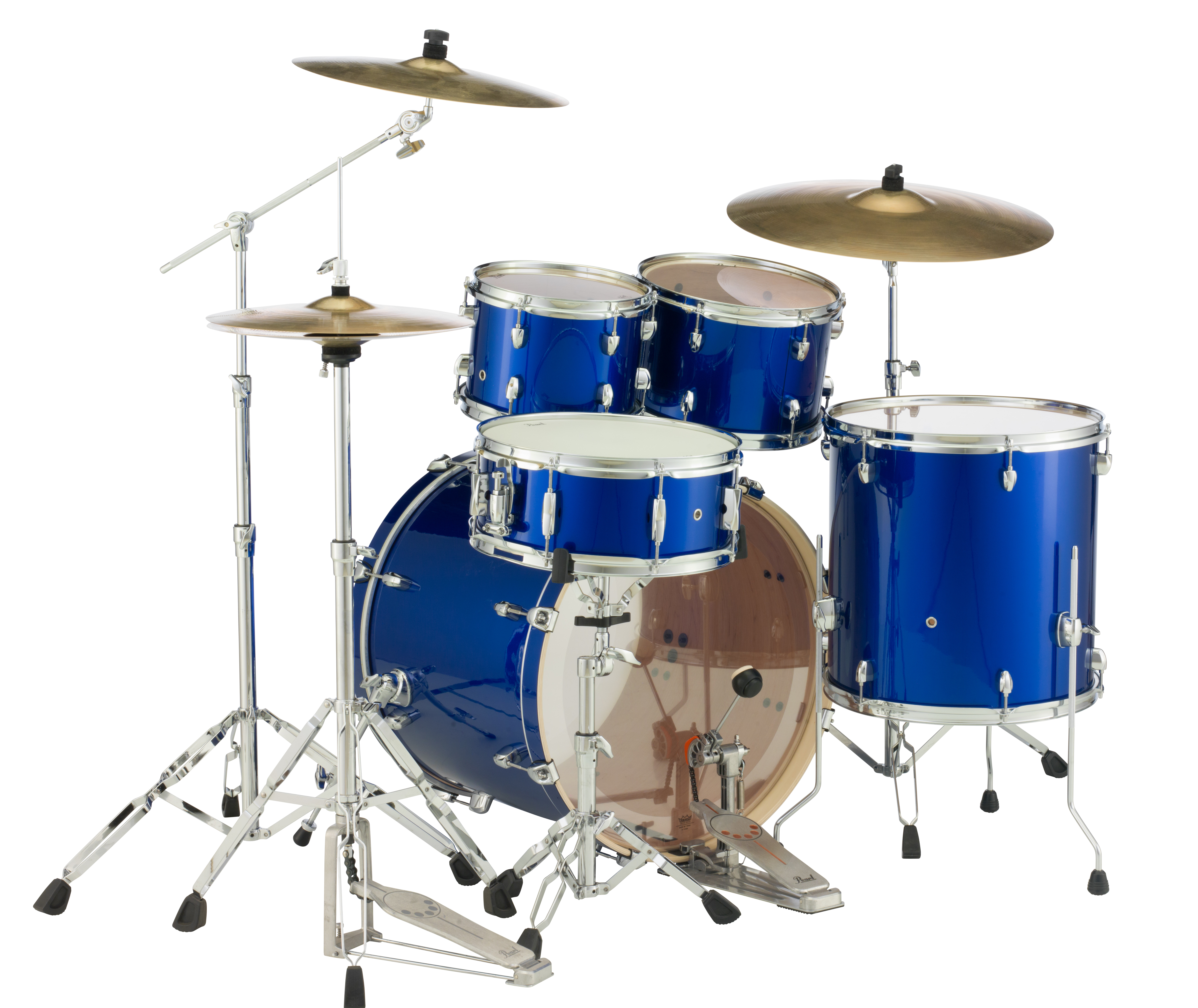 Pearl EXX725SBR/C717 Export Drum-Set High Voltage Blue/Sabian SBR – Bild 2