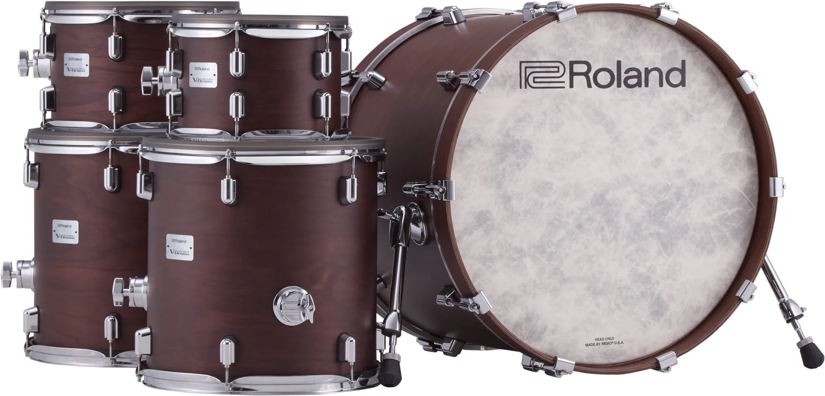 Roland VAD716-SW Electronic Drum Kit – Satin Walnut – Bild 6