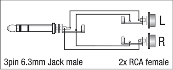 DAP Adapter XGA18 2xchinch/f-KL/m XCALIBER