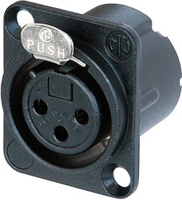 Neutrik NC 3FD-LX-B Neutrik NC 3FD-LX-B