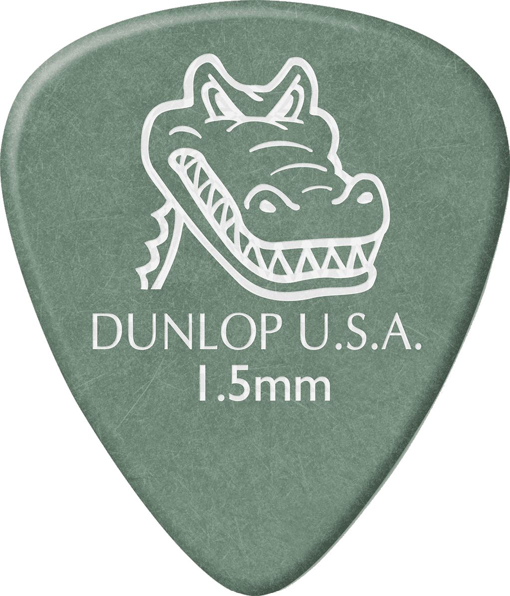 Dunlop Gator picks 1,50mm green 417P150 pack of 12 – Bild 3