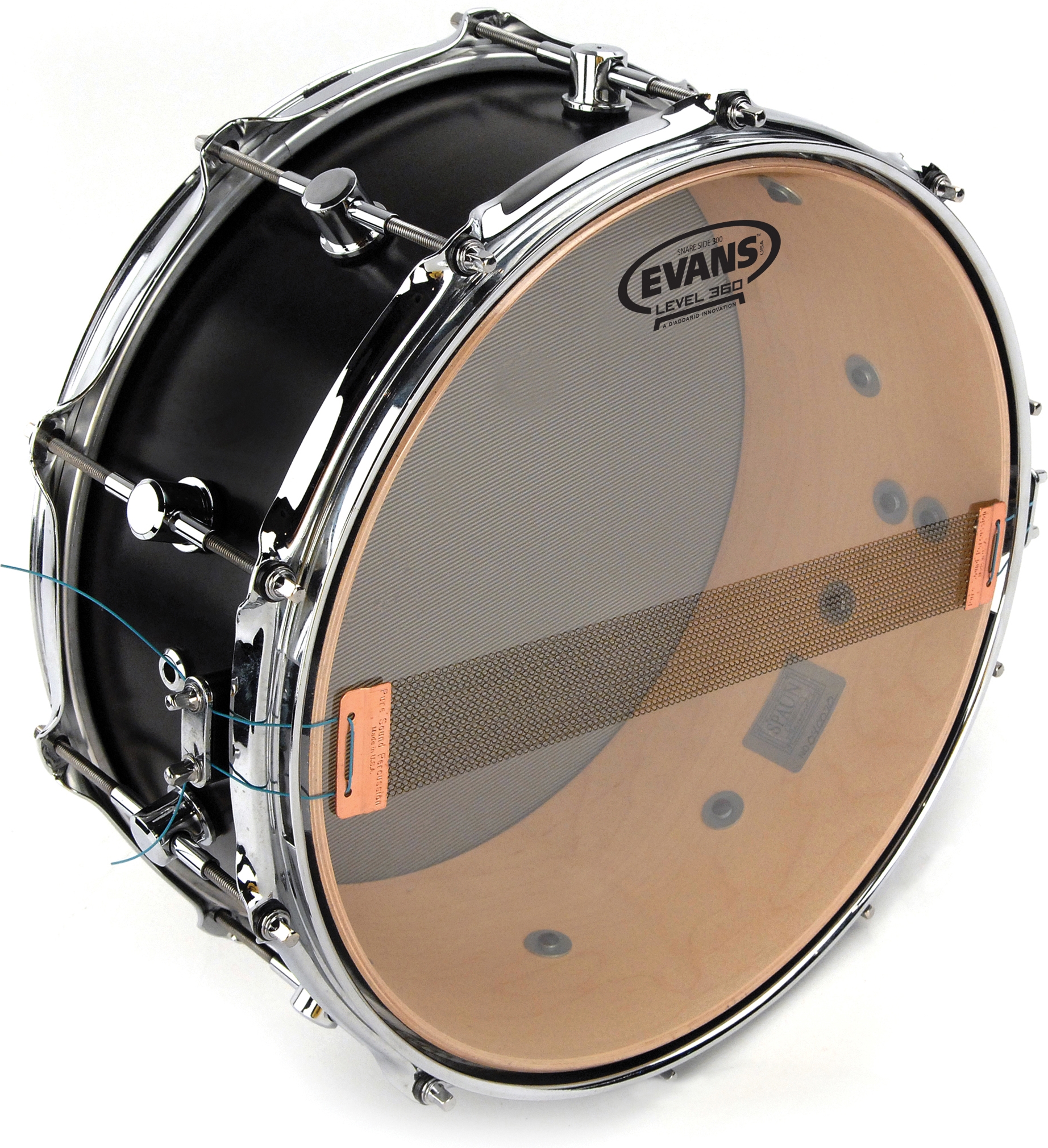 Evans S13H30 Hazy 300 Snare Side 13