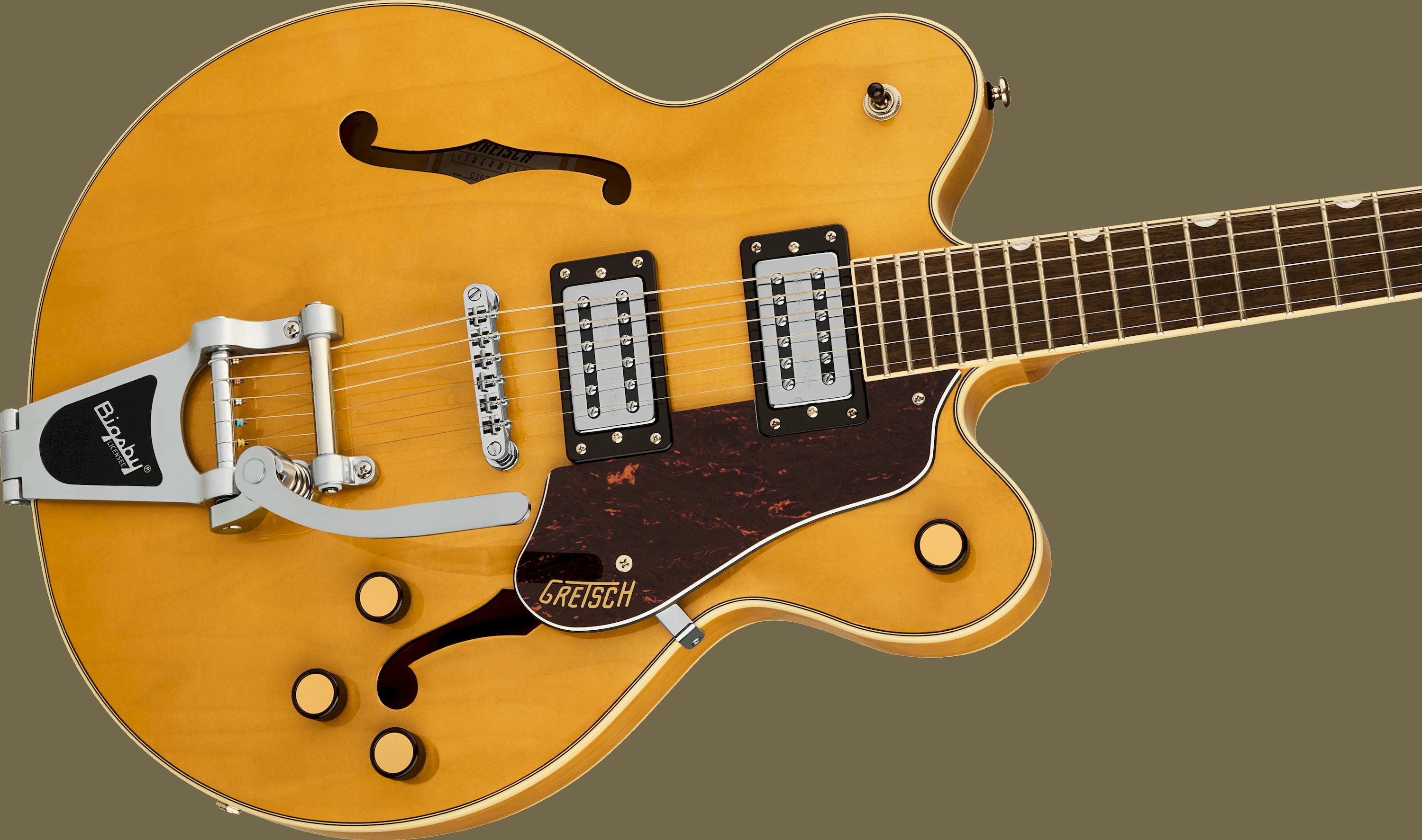 Gretsch G2622T Streamliner Center-Block Double Cut Bigsby Village Amber – Bild 3