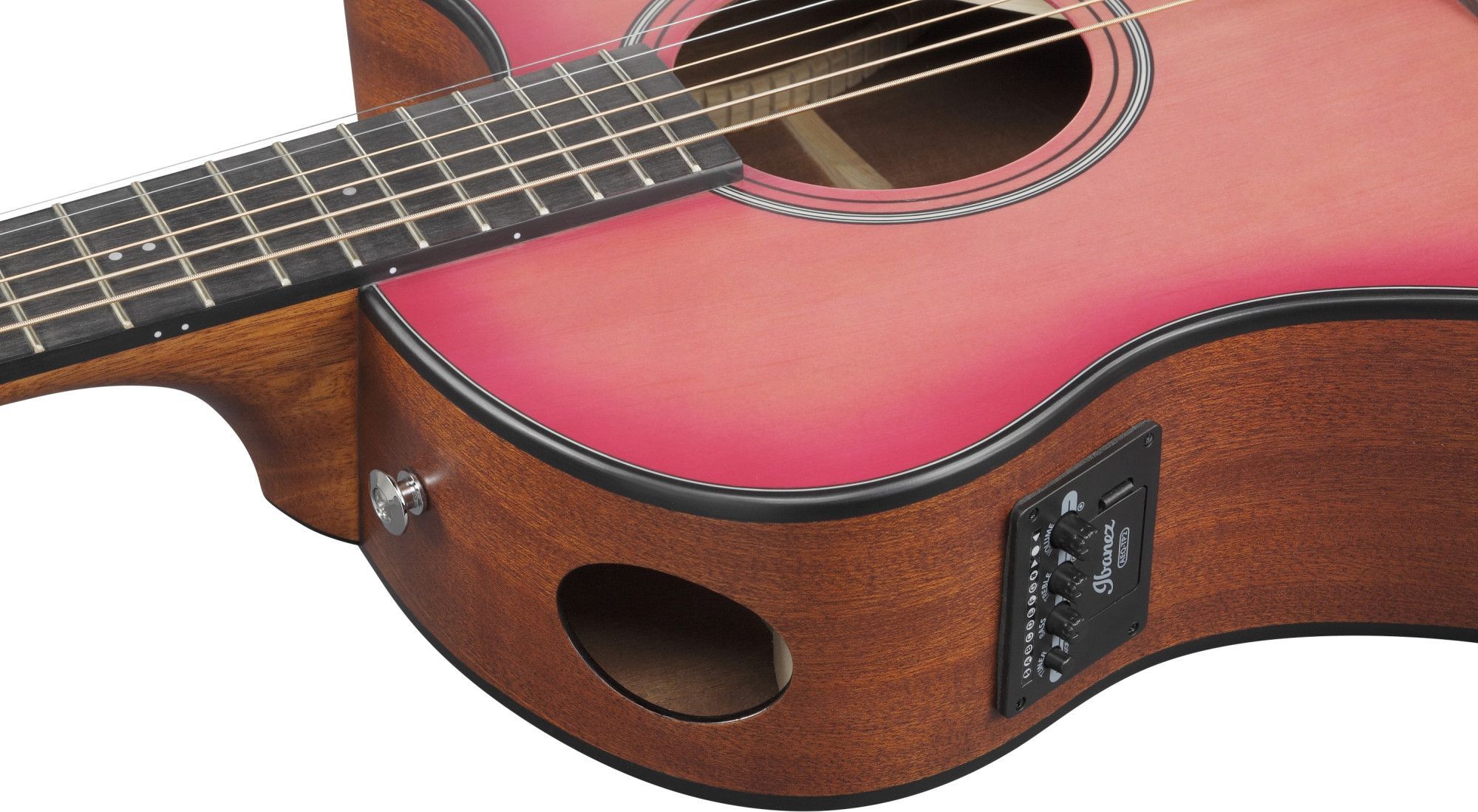 Ibanez AAM50CE-CRO Advanced Acoustic Coral Red Burst – Bild 10