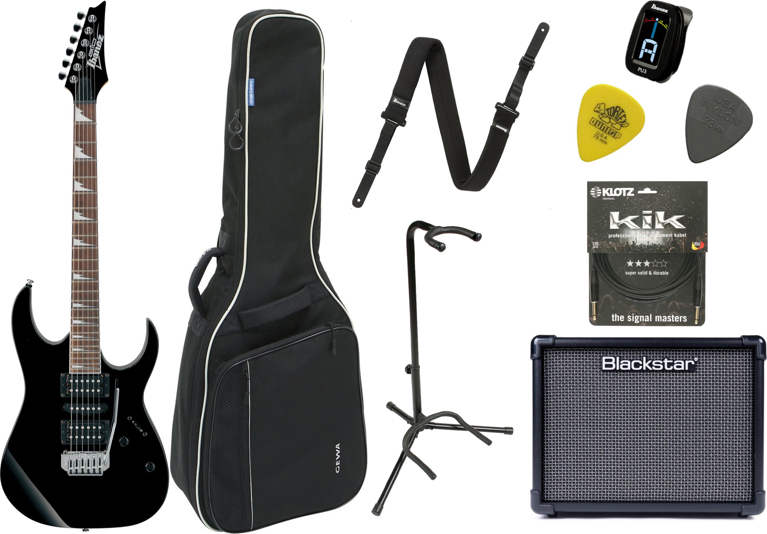 Ibanez GRG 170 DX Black Night starter set Ibanez GRG 170 DX Black Night starter set