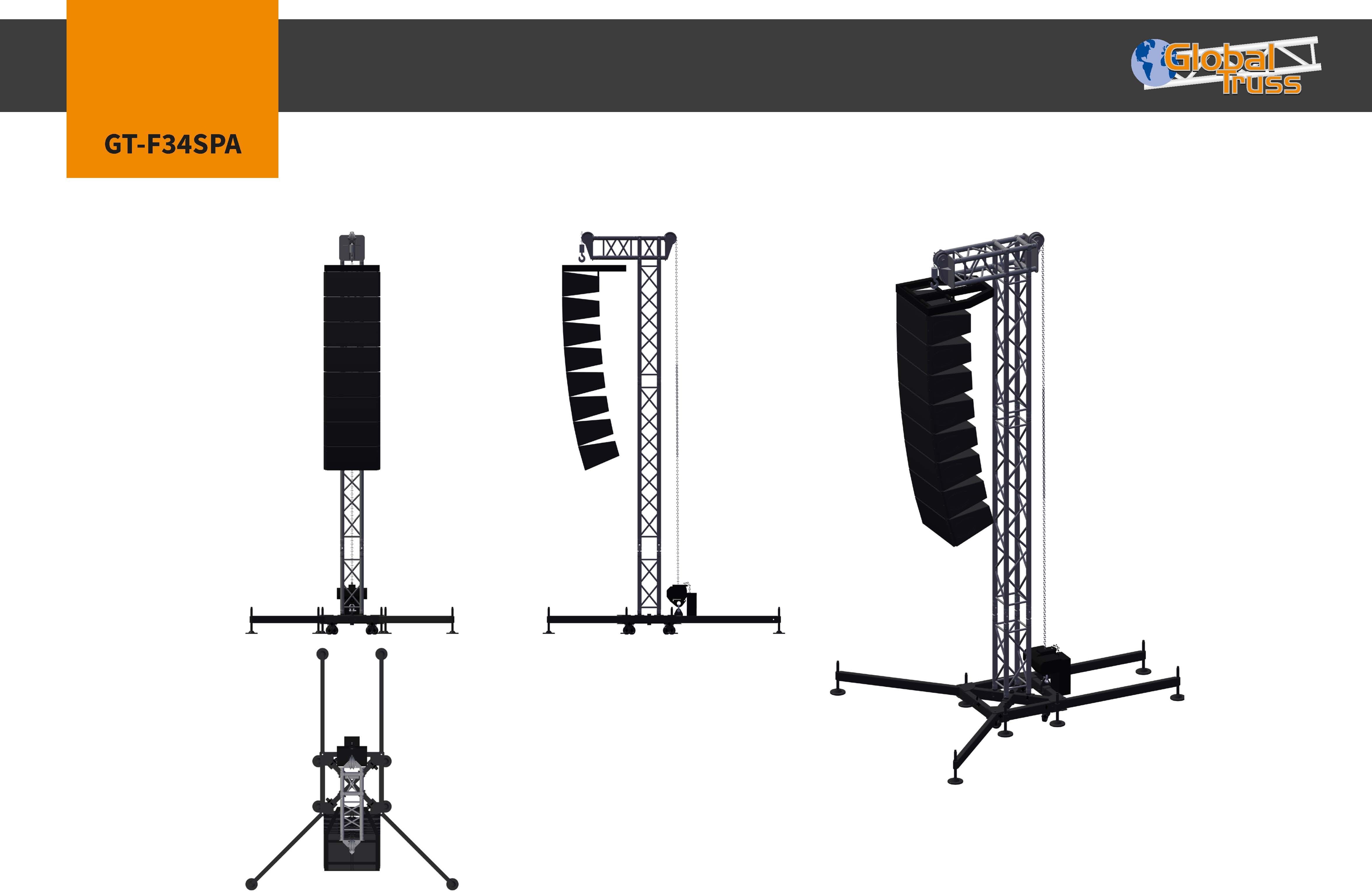Global Truss F34 Smart PA Tower