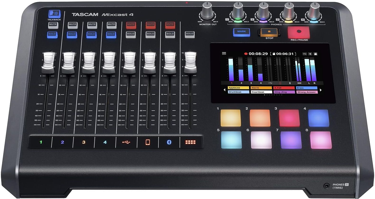 Tascam Mixcast 4 – Bild 1