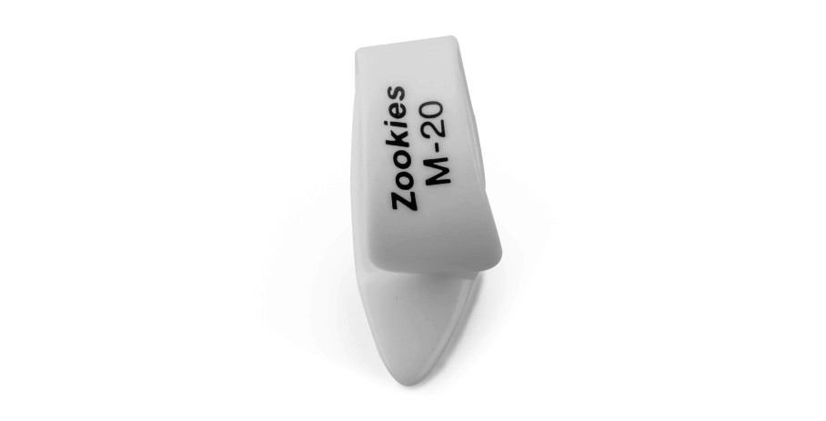 Dunlop Zookies Thumbpick M-20 weiß Z9002M20