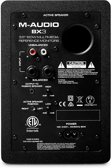 M-Audio BX3 3.5” multimedia reference monitors – price per pair – – Bild 4