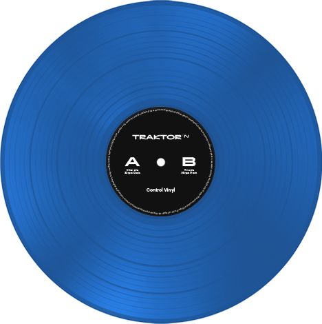 Native Instruments Traktor Control Vinyl MK2, Blau Native Instruments Traktor Control Vinyl MK2, Blau