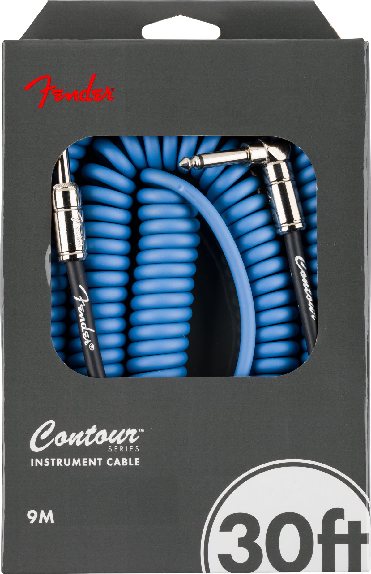 Fender Kabel Spiral 9m Lake Placid Blue