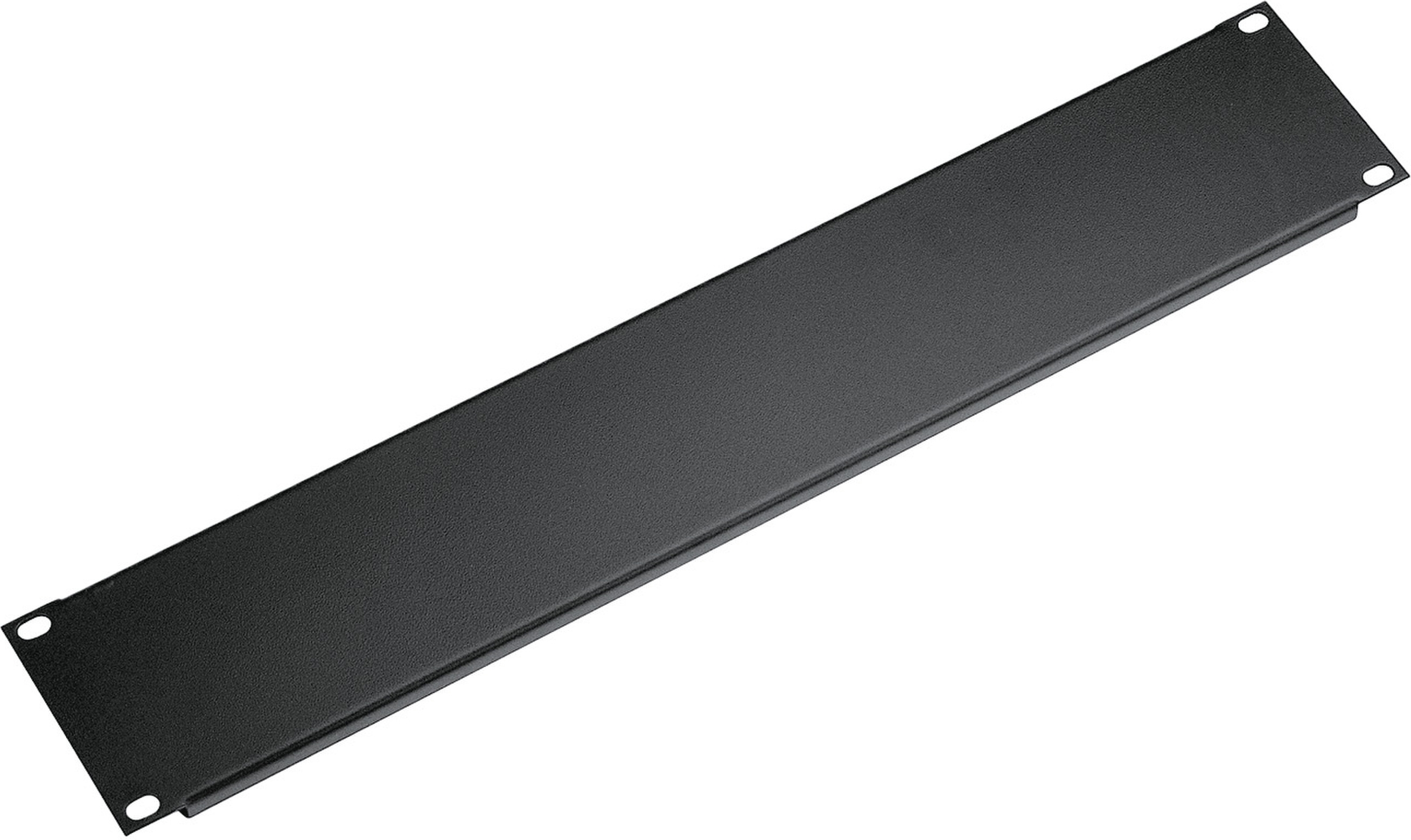 K&M 49412 U-Rackblende 2  HE Stahl