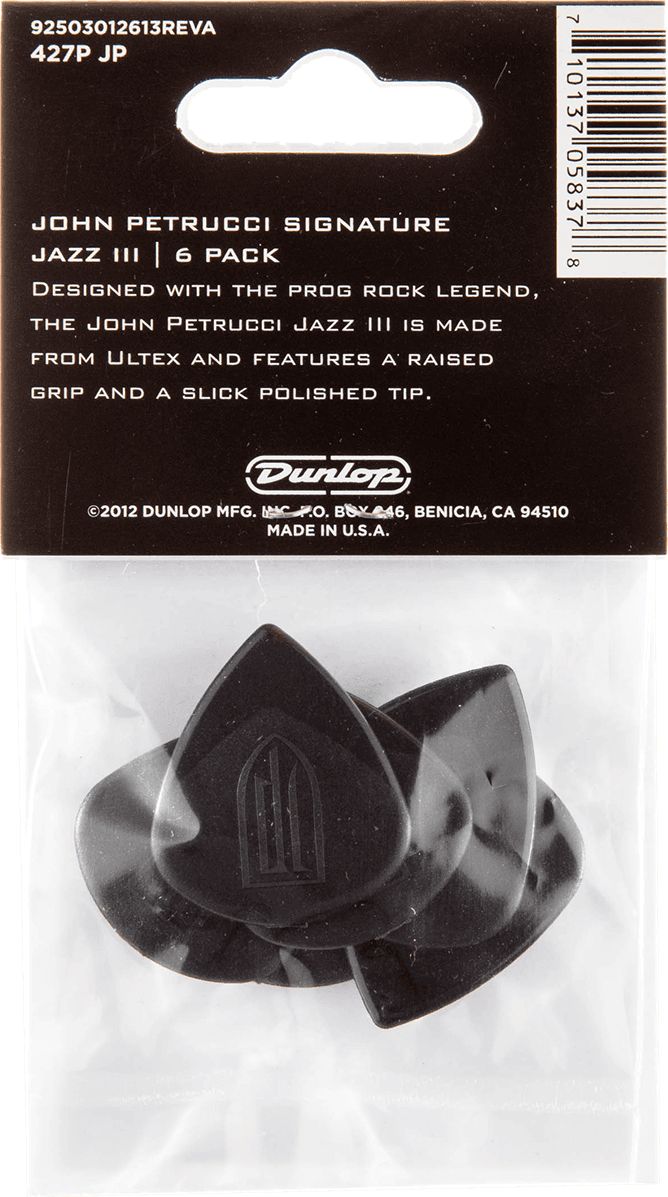 Dunlop John Petrucci Jazz III Picks 1.50 mm 427PJP 6-pack – Bild 2