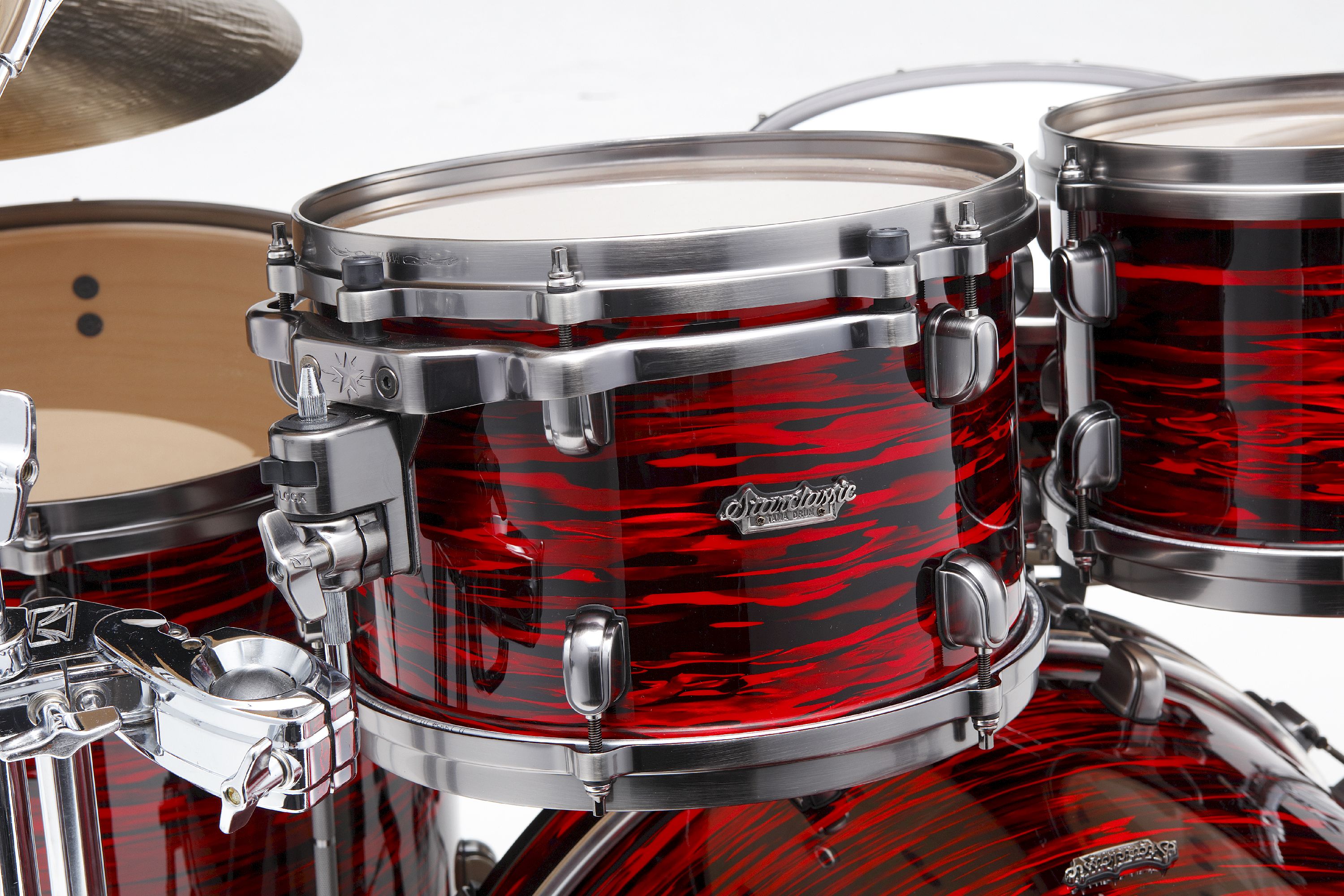Tama MR42TZUS-ROY Starclassic Maple Shell Set 4pcs - Red Oyster/Smoked Black Nickel
