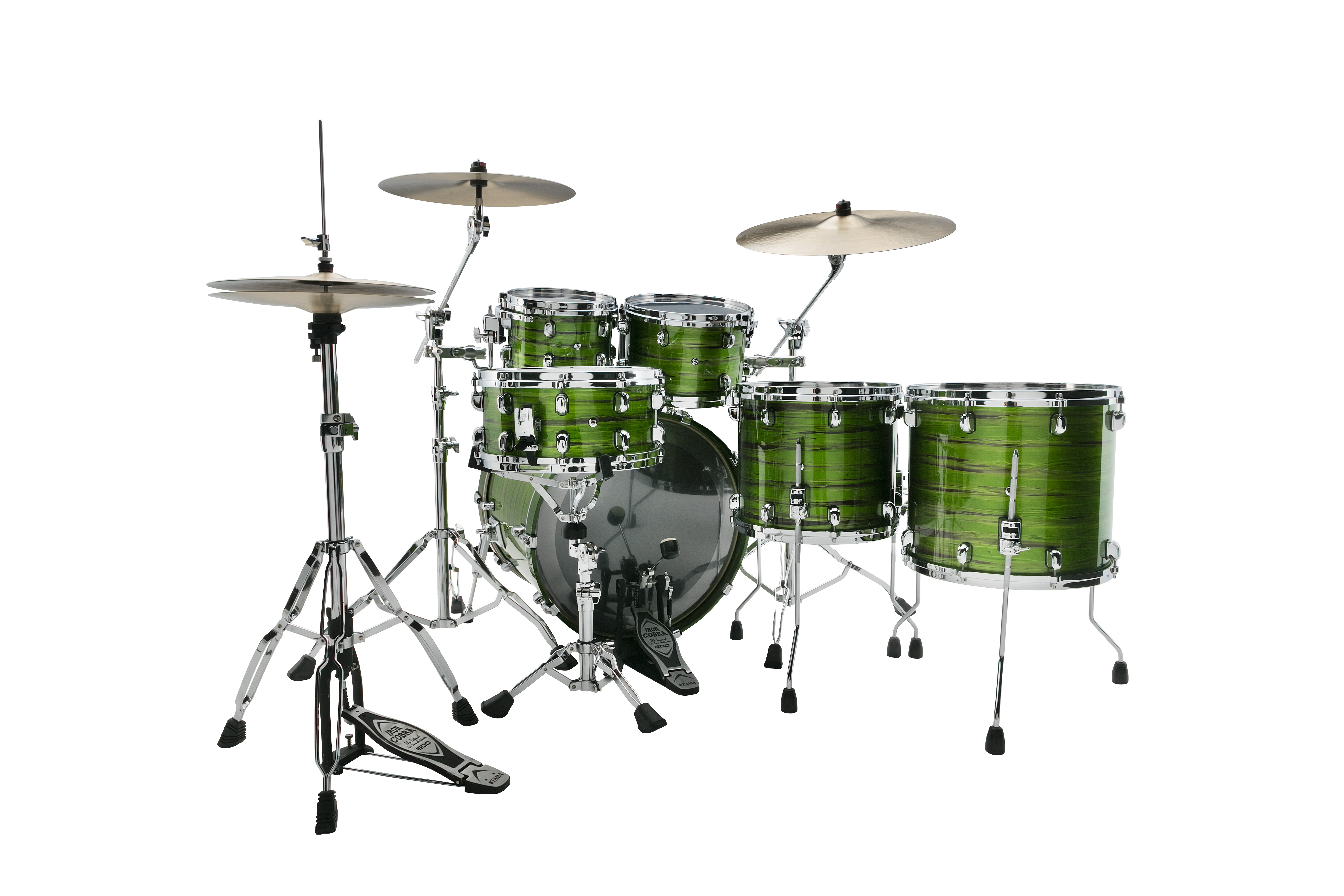Tama Starcl. Lacquer Walnut/Birch Lacquer Shamrock Oyster 5tlg. – Bild 6