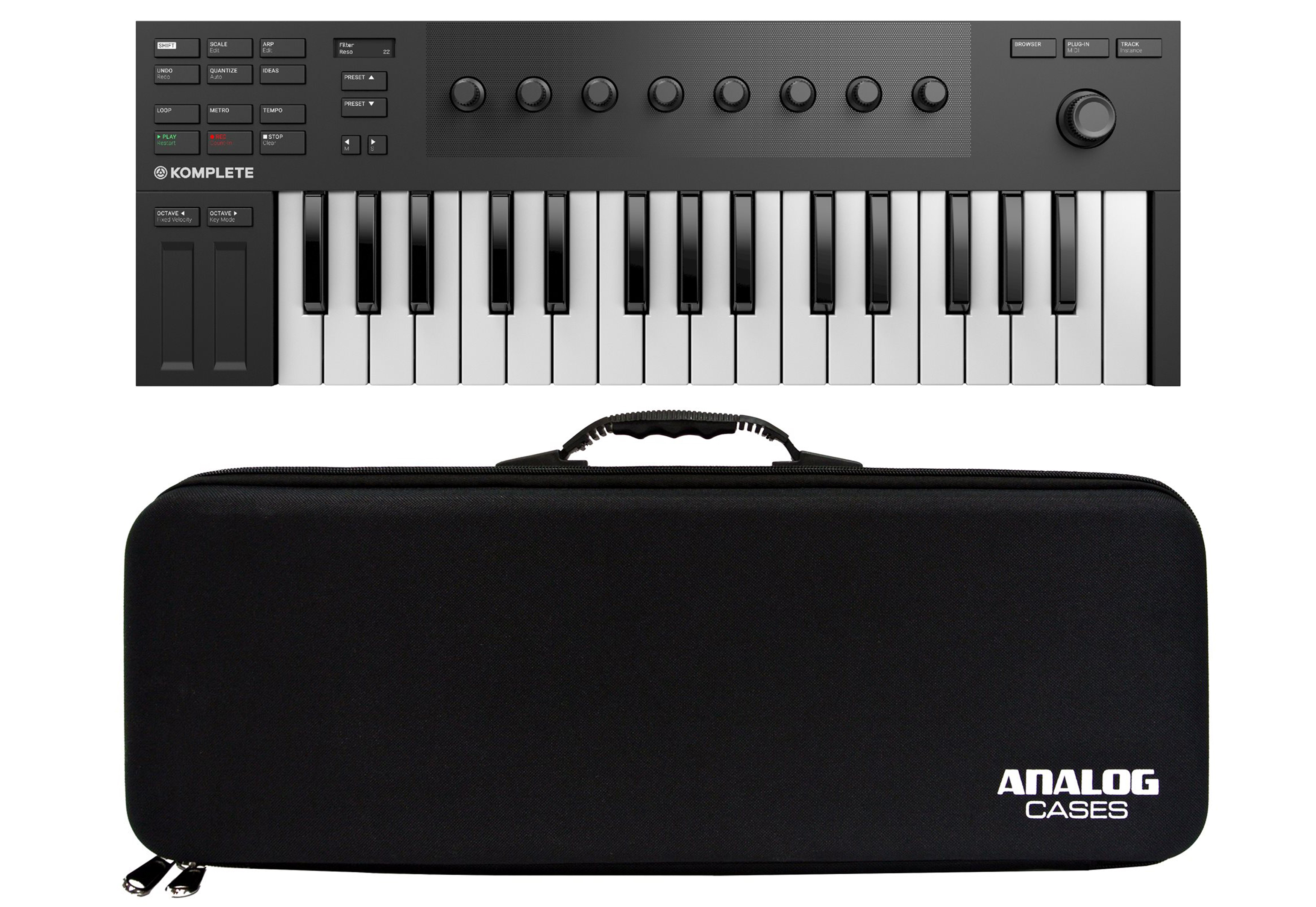 Native Instruments Komplete Kontrol M32 Case Bundle