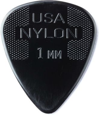 Dunlop Nylon Plectrum 1,00mm black 44R100 Dunlop Nylon Plectrum 1,00mm black 44R100