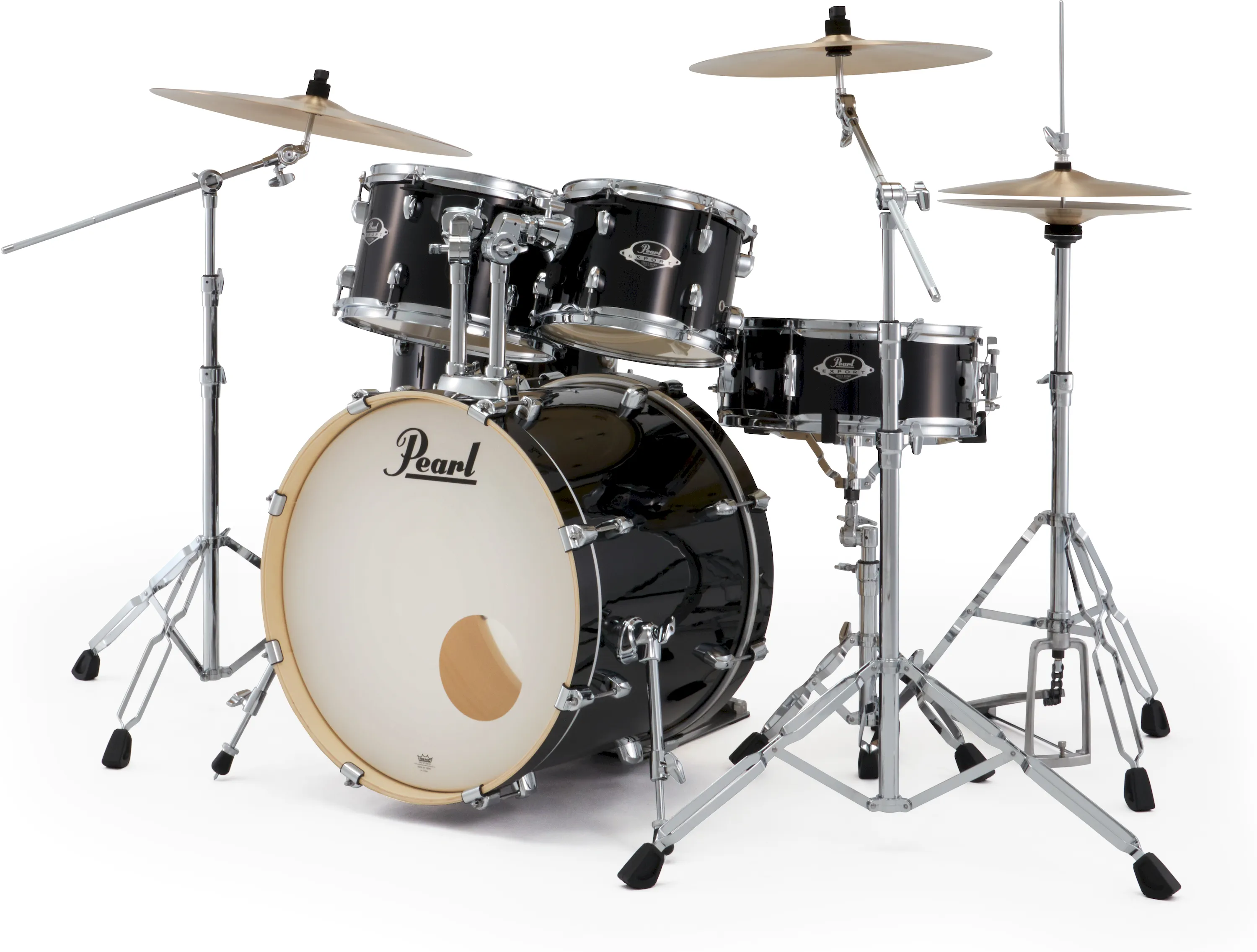 Pearl EXX705NNBR/C31 Export Drumset Jet Black/Sabian PX