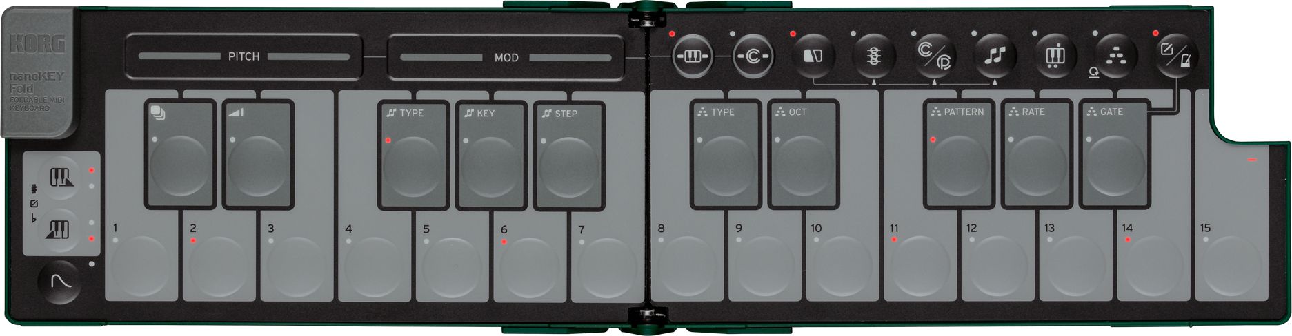 Korg nanoKEY Fold Alpine Green Korg nanoKEY Fold Alpine Green