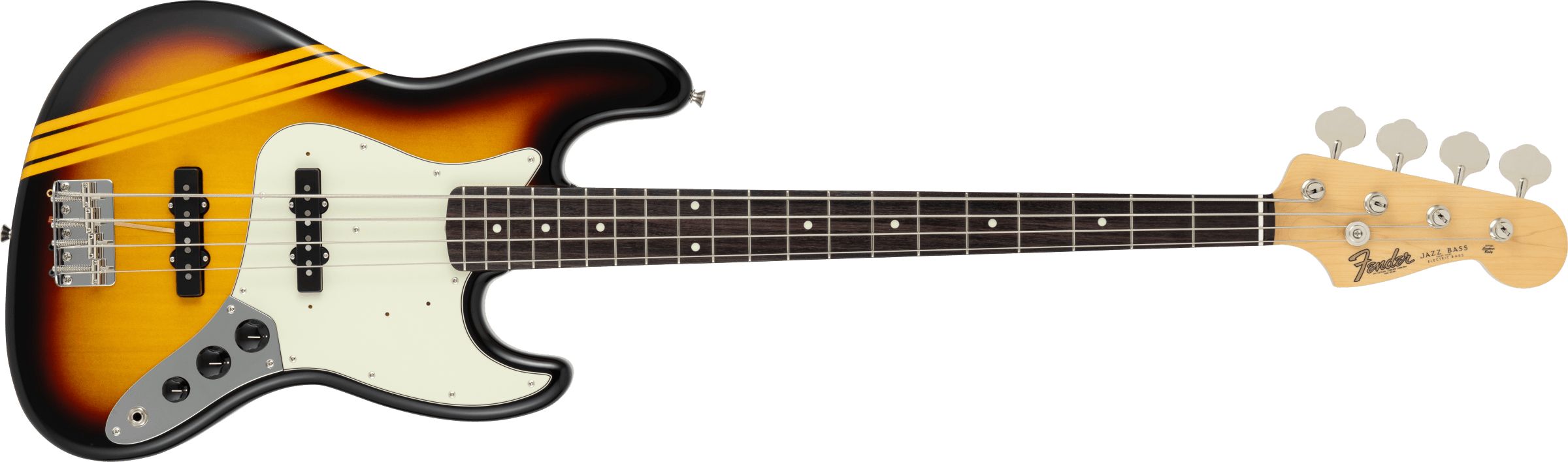 Fender Made in Japan Traditional 2025 Collection 60s Jazz Bass Competition 3-Color Sunburst