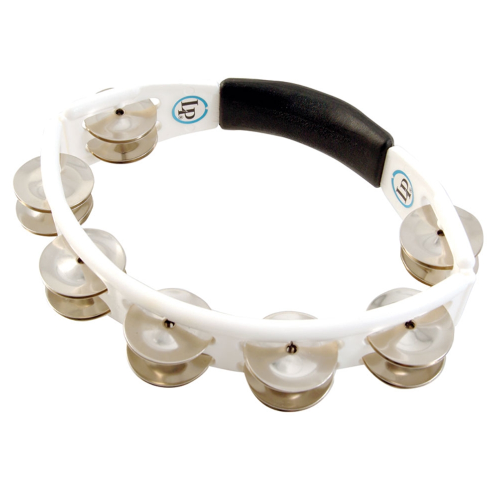 LP 152 White Cyclops Hand Held Tambourine