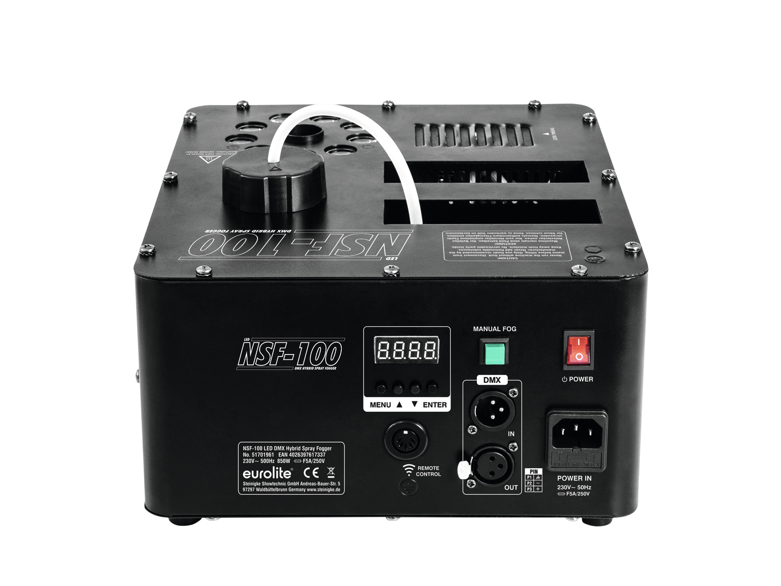 Eurolite NSF-100 LED DMX Hybrid Spray Fogger Eurolite NSF-100 LED DMX Hybrid Spray Fogger