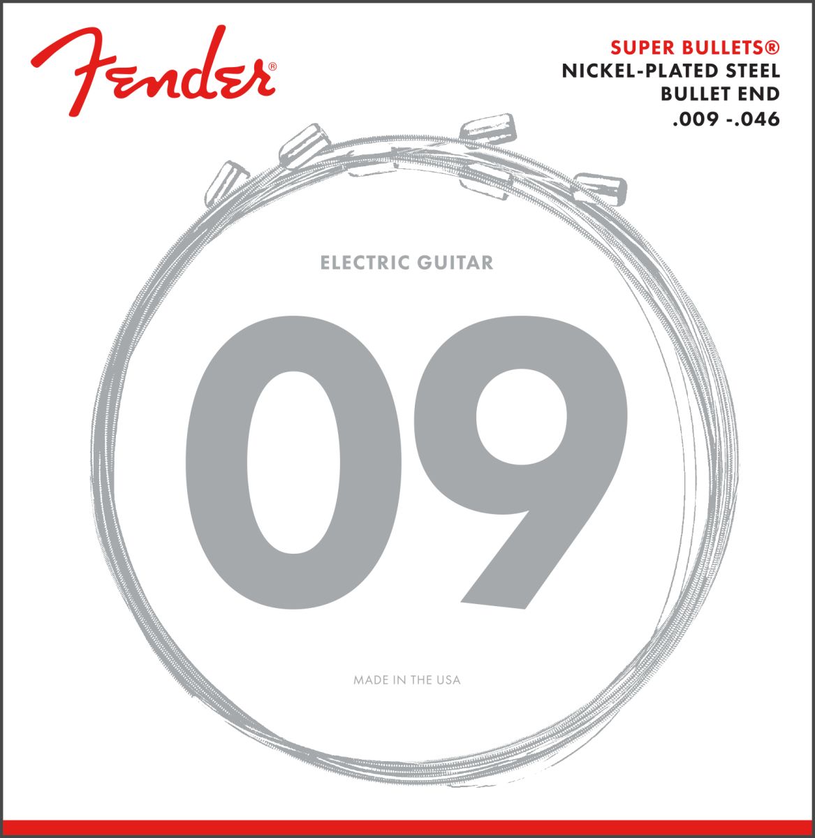 Fender Super Bullets 3250LR Nickel Plated Steel 009-046