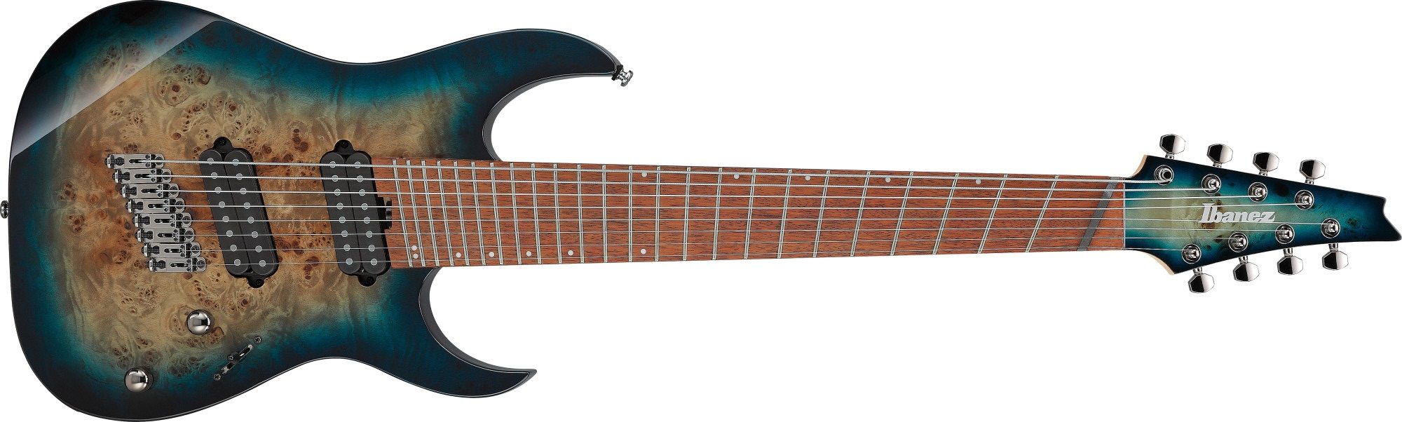Ibanez RGMS8 PB-CBS 8-Str Multiscale Cosmic Blue Starburst