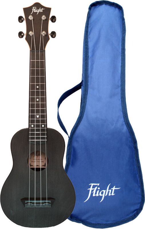 Flight TUS 35 BK Sopran Ukulele schwarz inkl. Bag – Bild 3