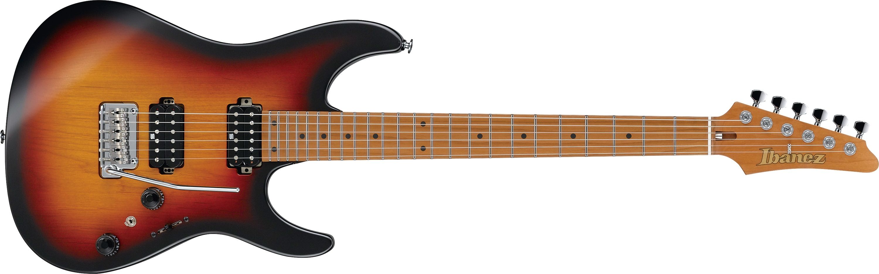 Ibanez AZ 2402 Tri Fade Burst Flat