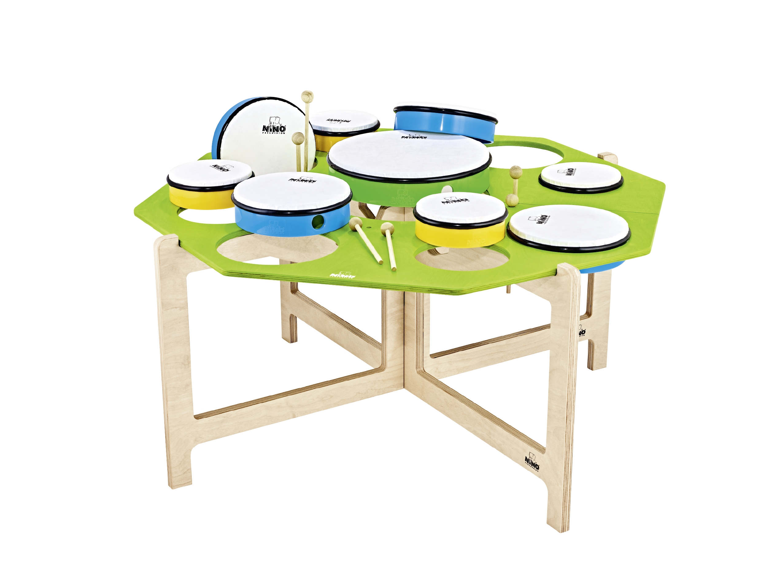 Nino Percussion Hand Drum Set 9 teilig – Bild 2