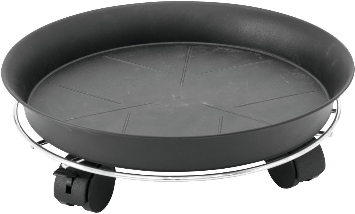 Europalms STEELECHT-35, Edelstahlübertopf, Ø35cm