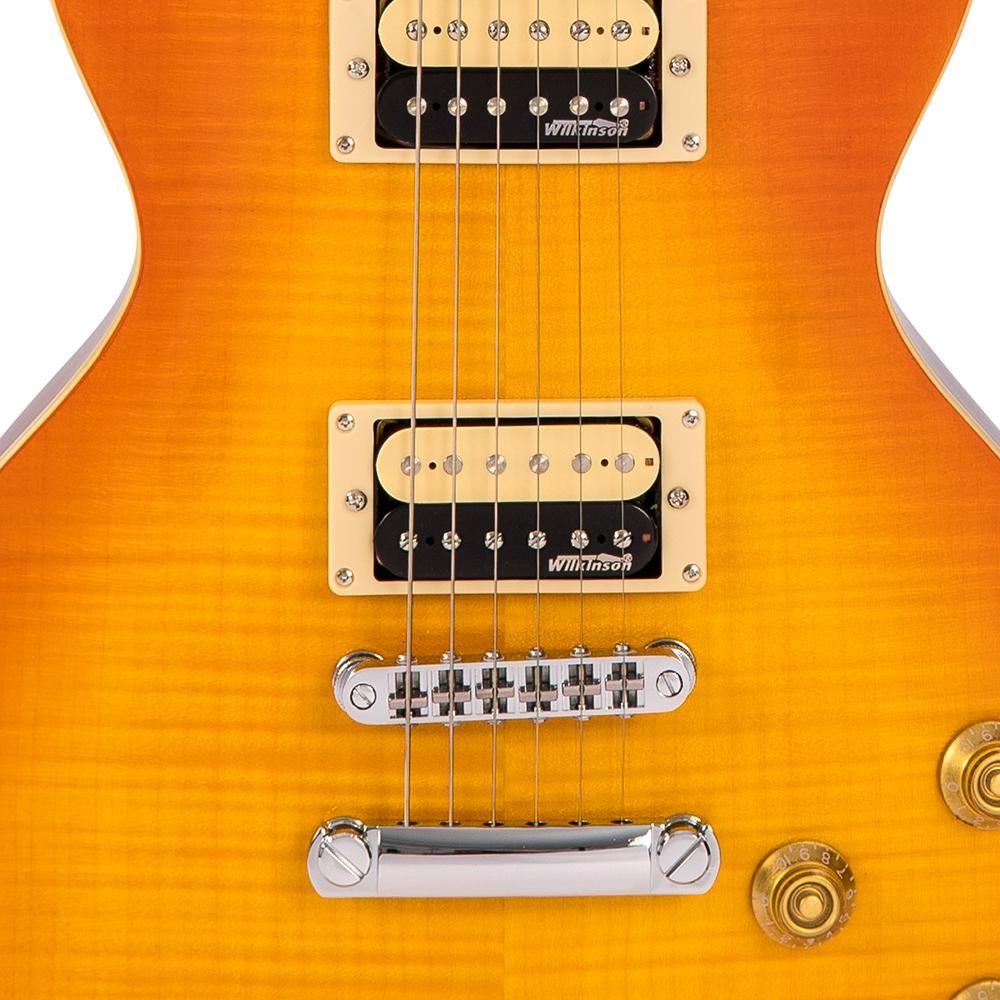 Vintage V100THB Reissued Series Flamed Honeyburst – Bild 5