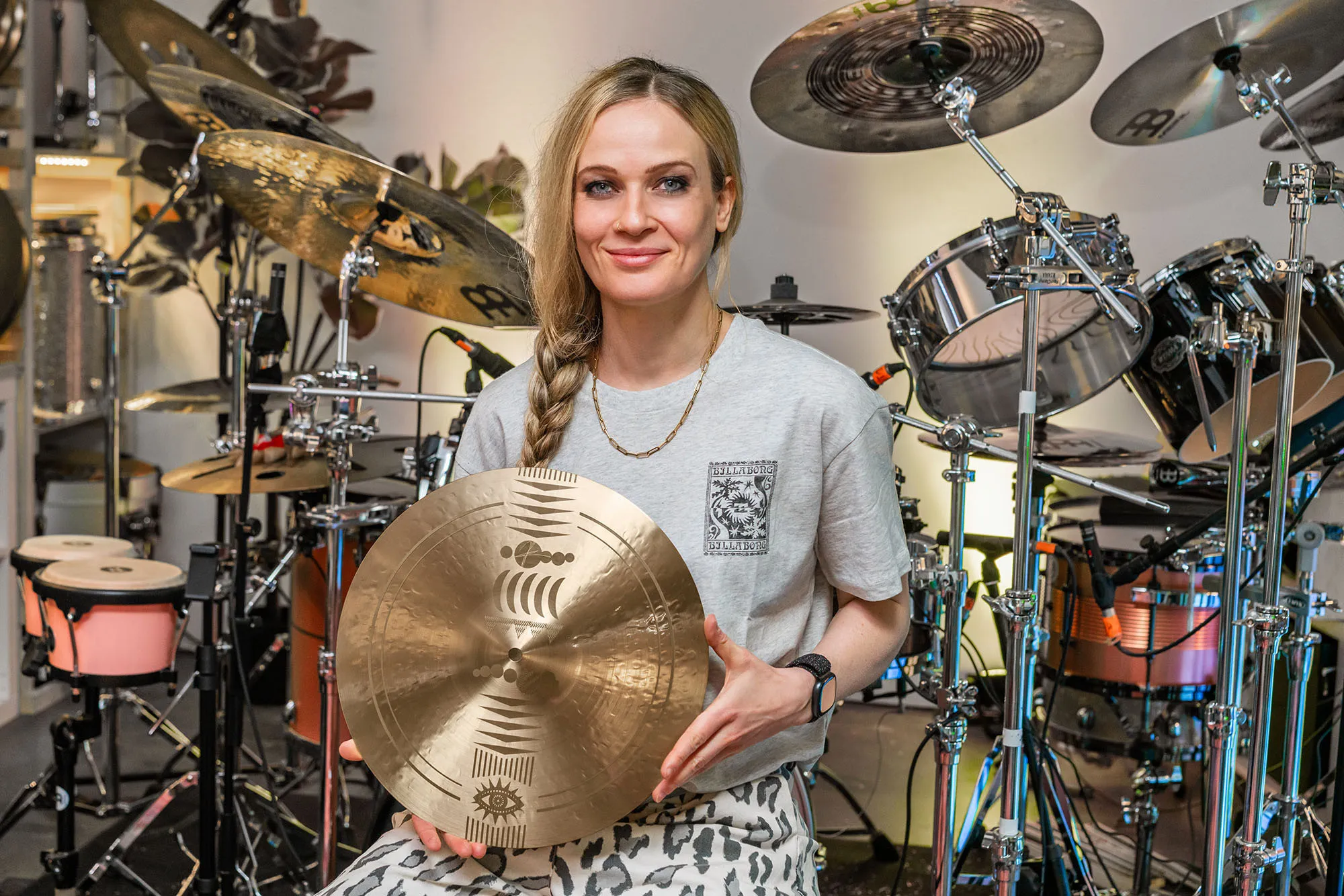 Meinl AD4 Artist Design Anika Nilles Lunar Hats - 14" – Bild 9
