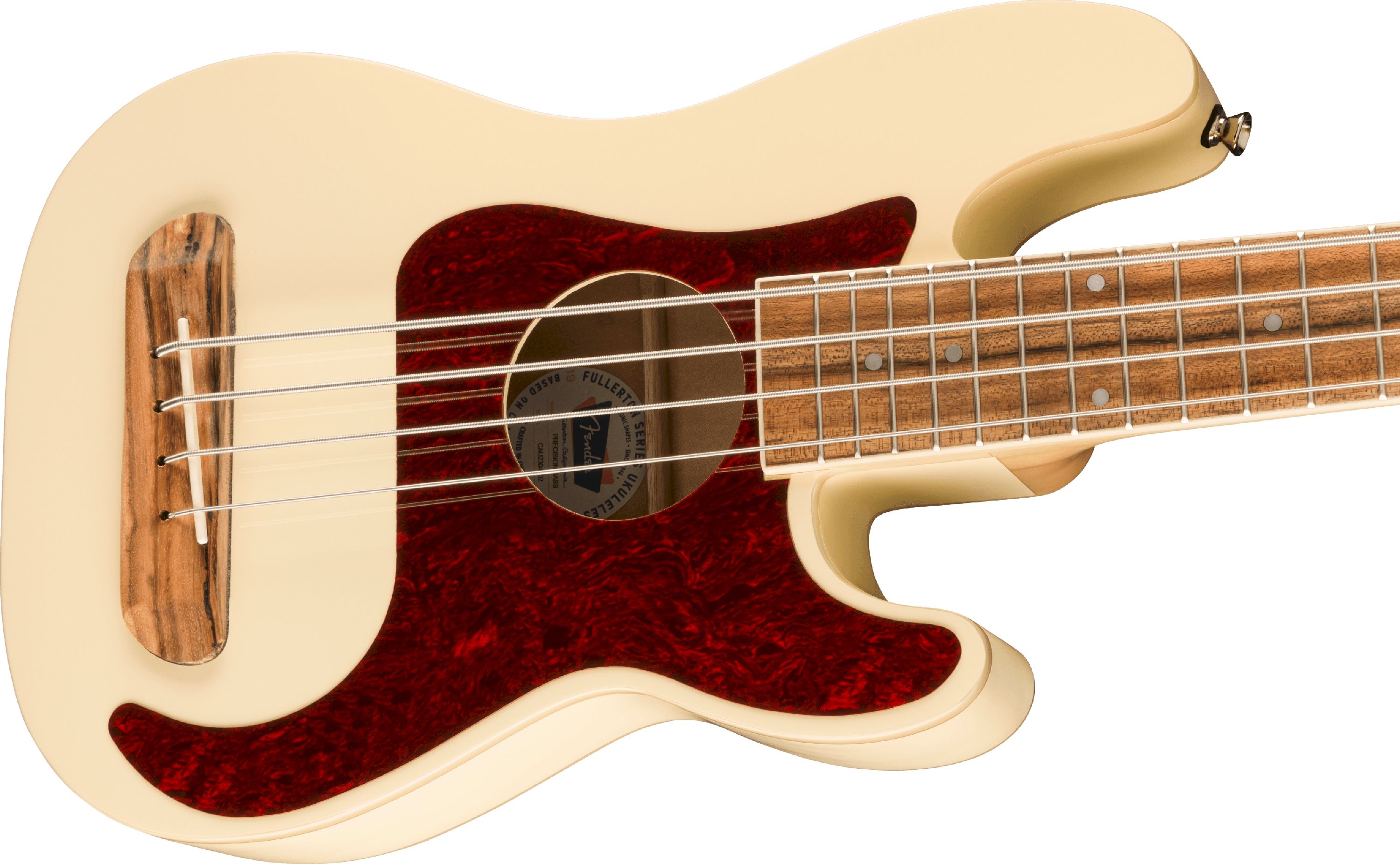Fender Fullerton Precision Bass Ukulele Olympic White – Bild 3