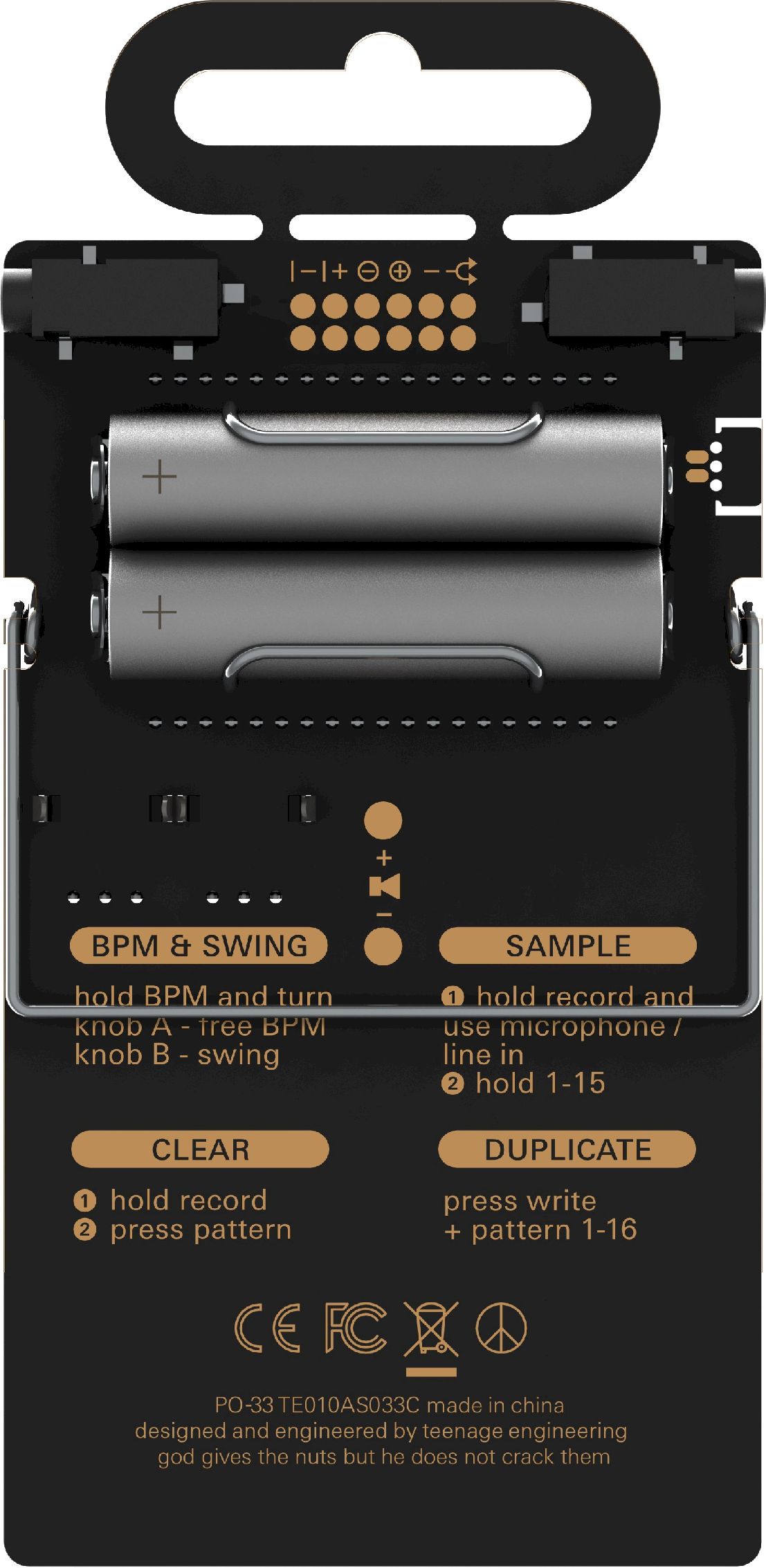 Teenage Engineering PO-33 K.O. (Retoure) – Bild 2