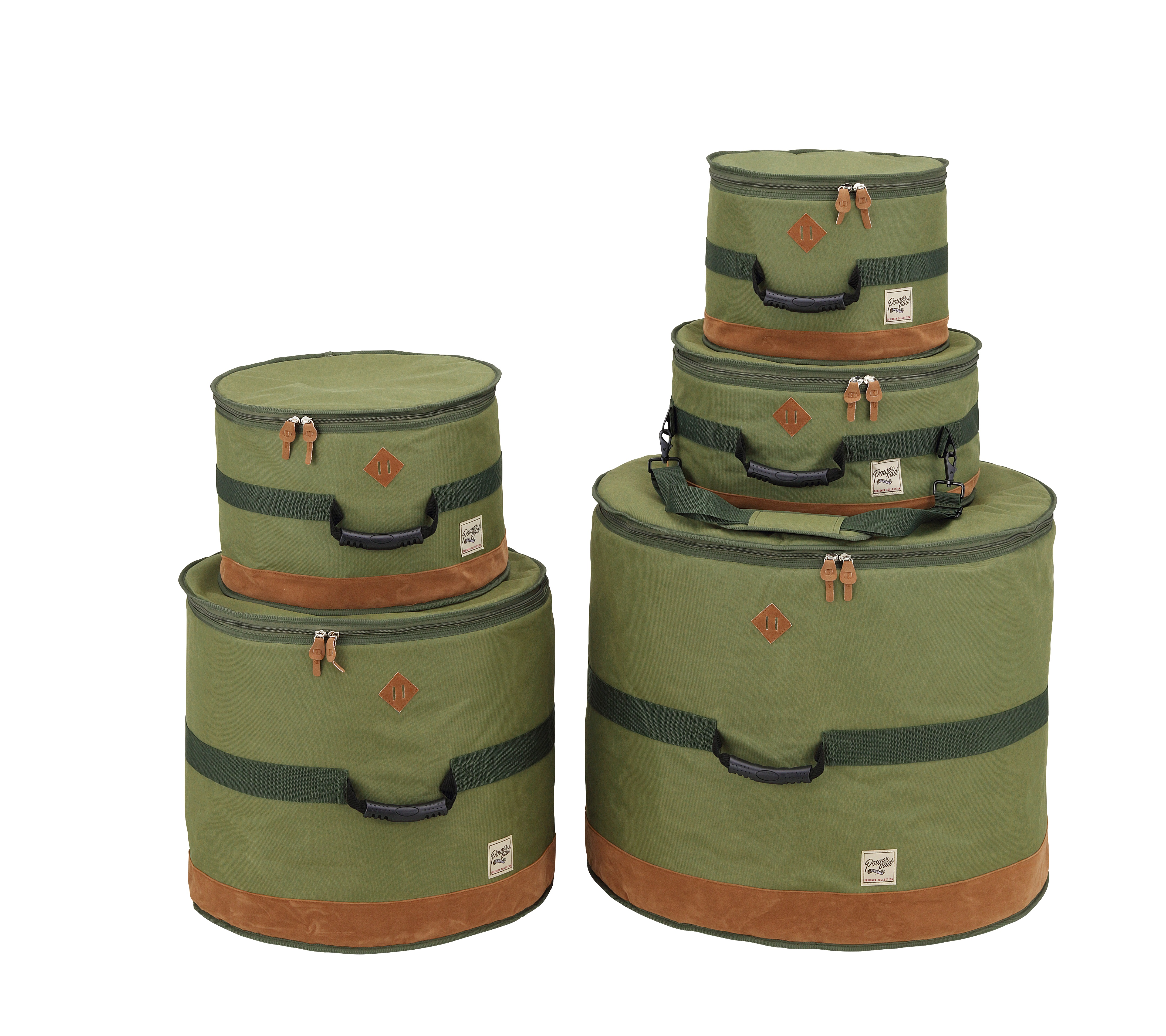 Tama Powerpad Designer Drum Bag Set Moss Green Tama Powerpad Designer Drum Bag Set Moss Green
