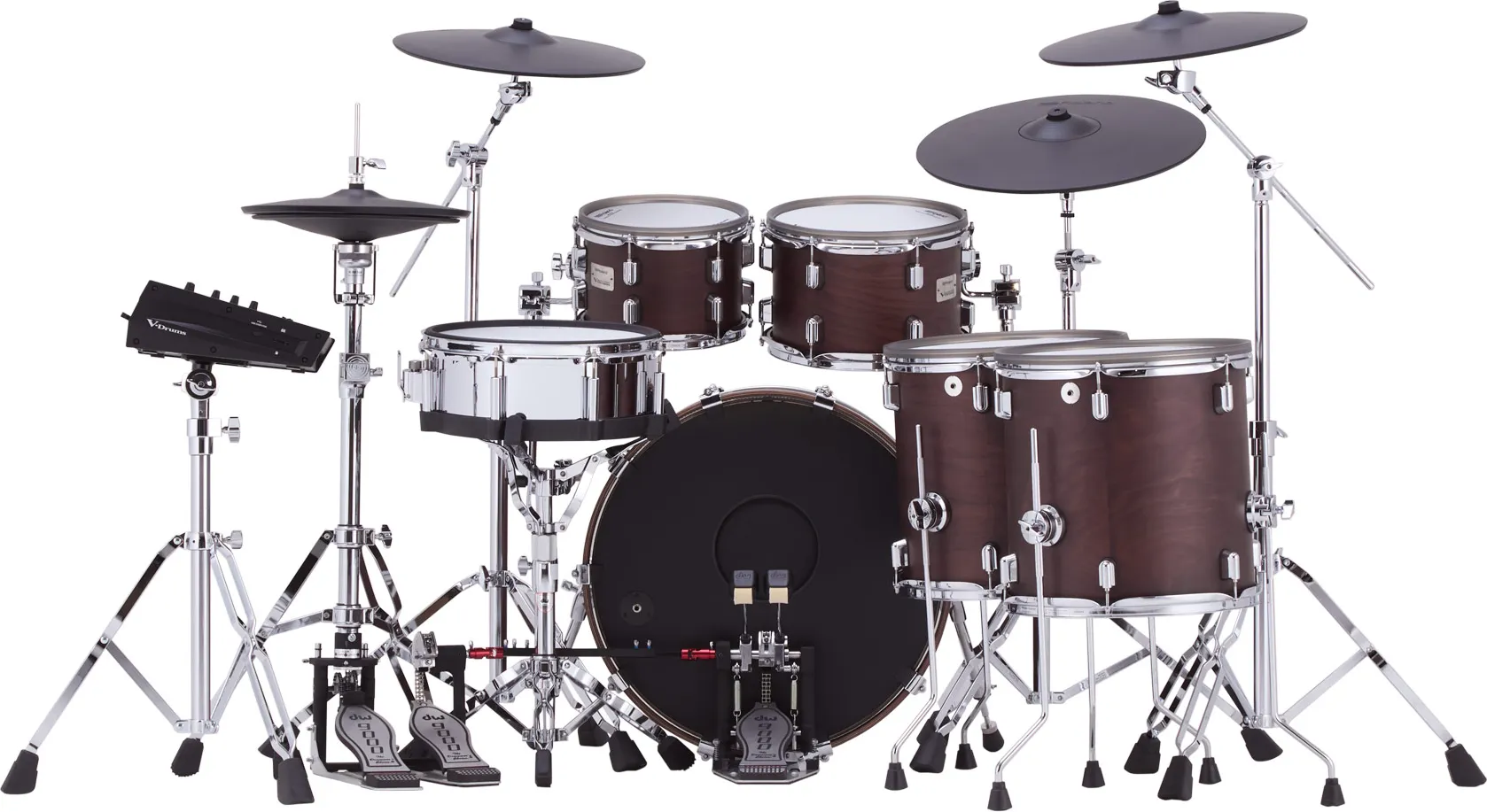 Roland VAD716-SW Electronic Drum Kit – Satin Walnut – Bild 3