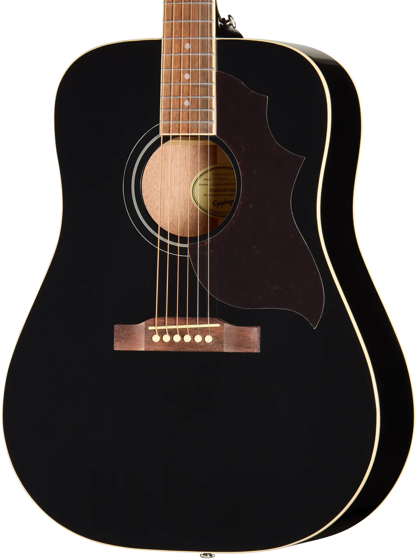 Epiphone Hummingbird Tribute Ebony – Bild 3