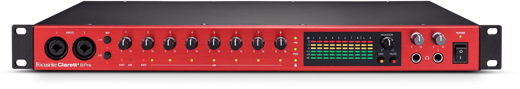 Focusrite Clarett + 8Pre