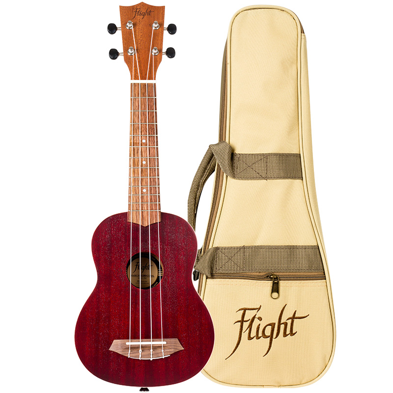Flight NUS 380 Coral Sopran Ukulele inkl. Bag