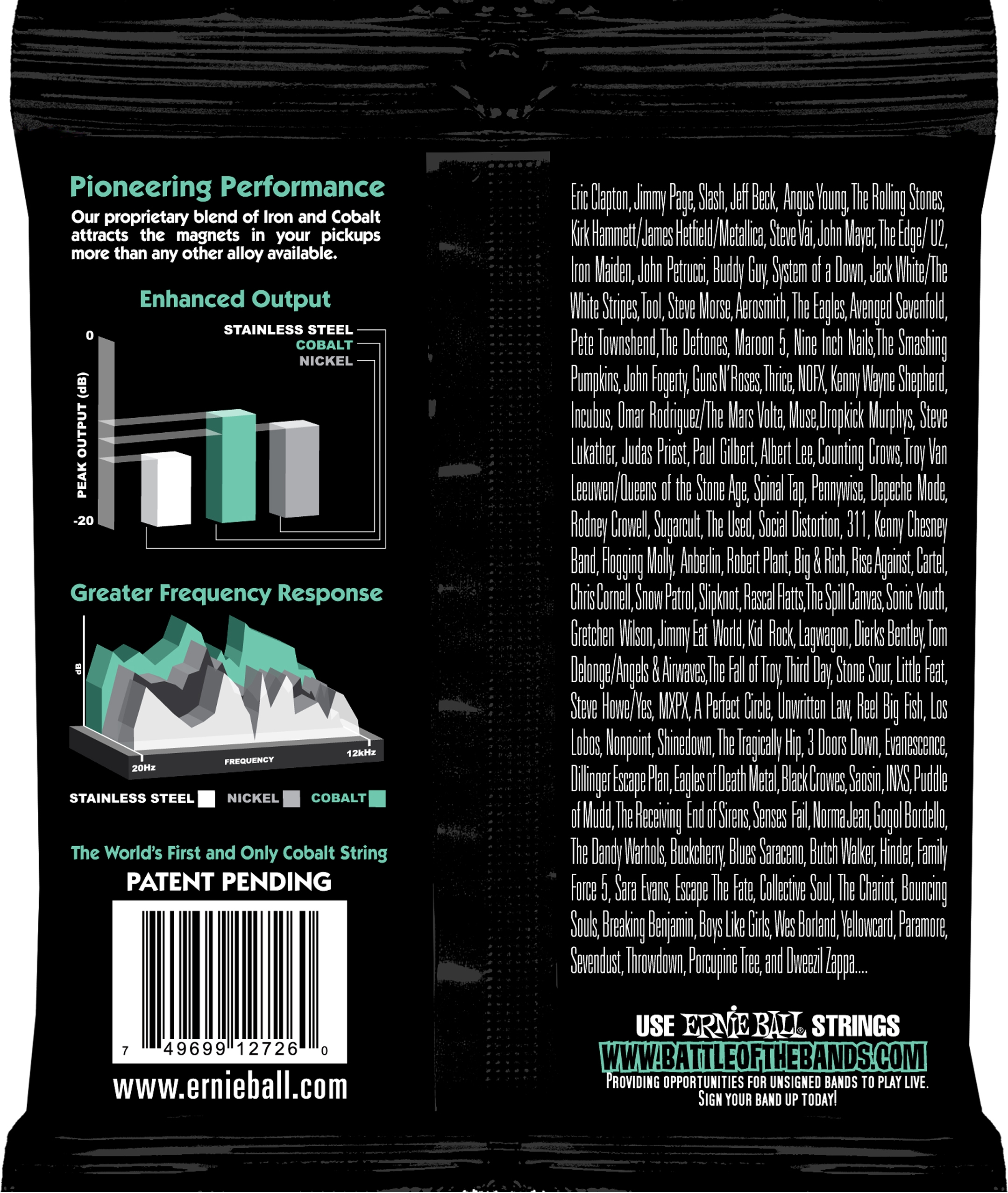 Ernie Ball Cobalt Not Even Slinky 012-056 – Bild 2