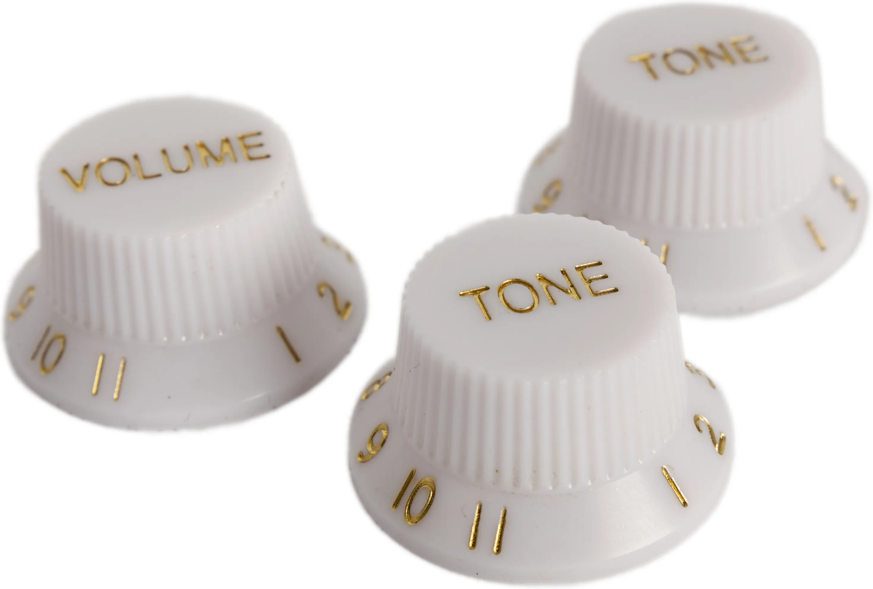 RS Potiknopf 11 F-Style White Set – Bild 2