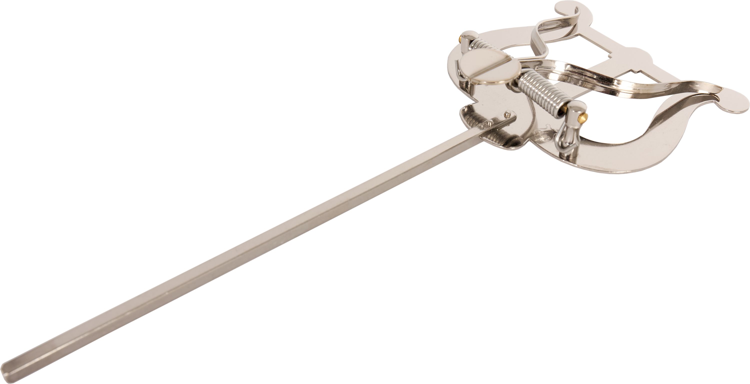 Marschgabel Tuba, große Lyra, 2 Drücker vernickelt
