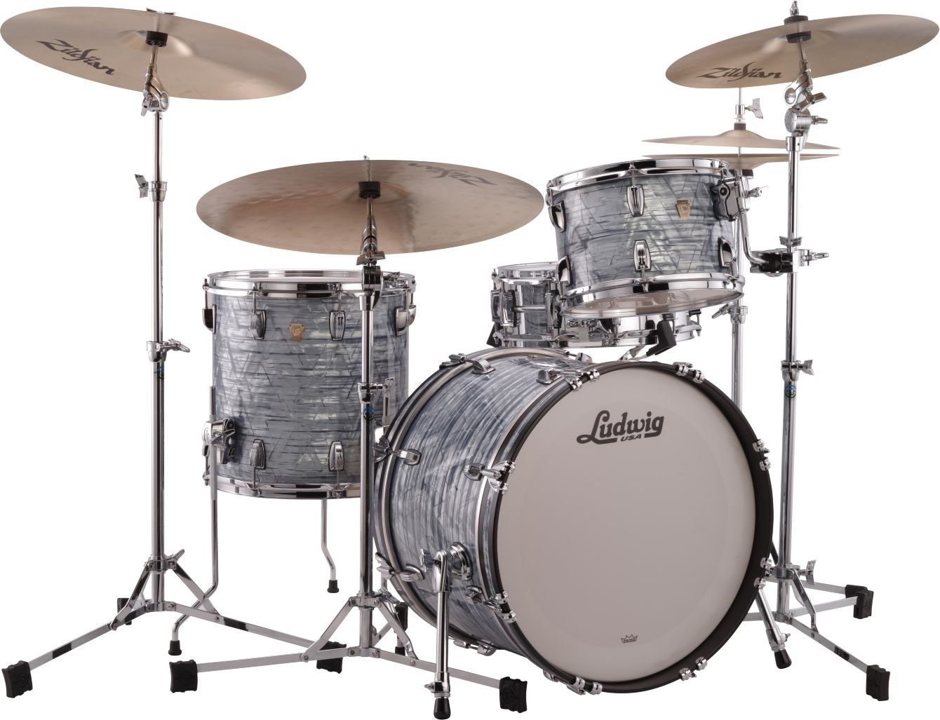 Ludwig L84023AX52 Classic Maple Downbeat - Sky Blue Pearl – Bild 2