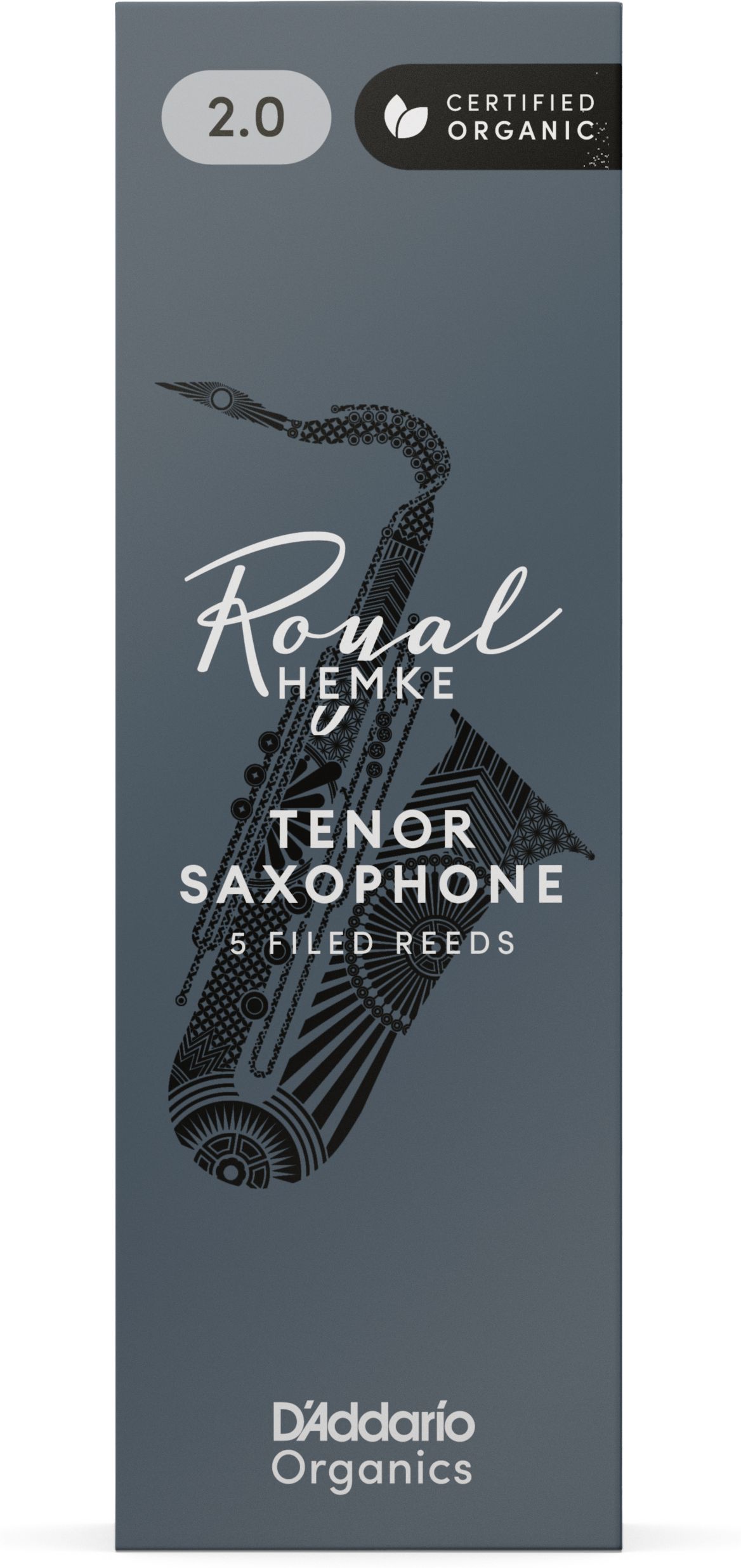 DAddario Woodwinds Royal Hemke Organic Tenor 2.0
